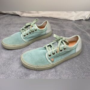 Satorisan Sneakers Womens Size 10 | Eur 41 Seafoam Suede Heisei Sneakers